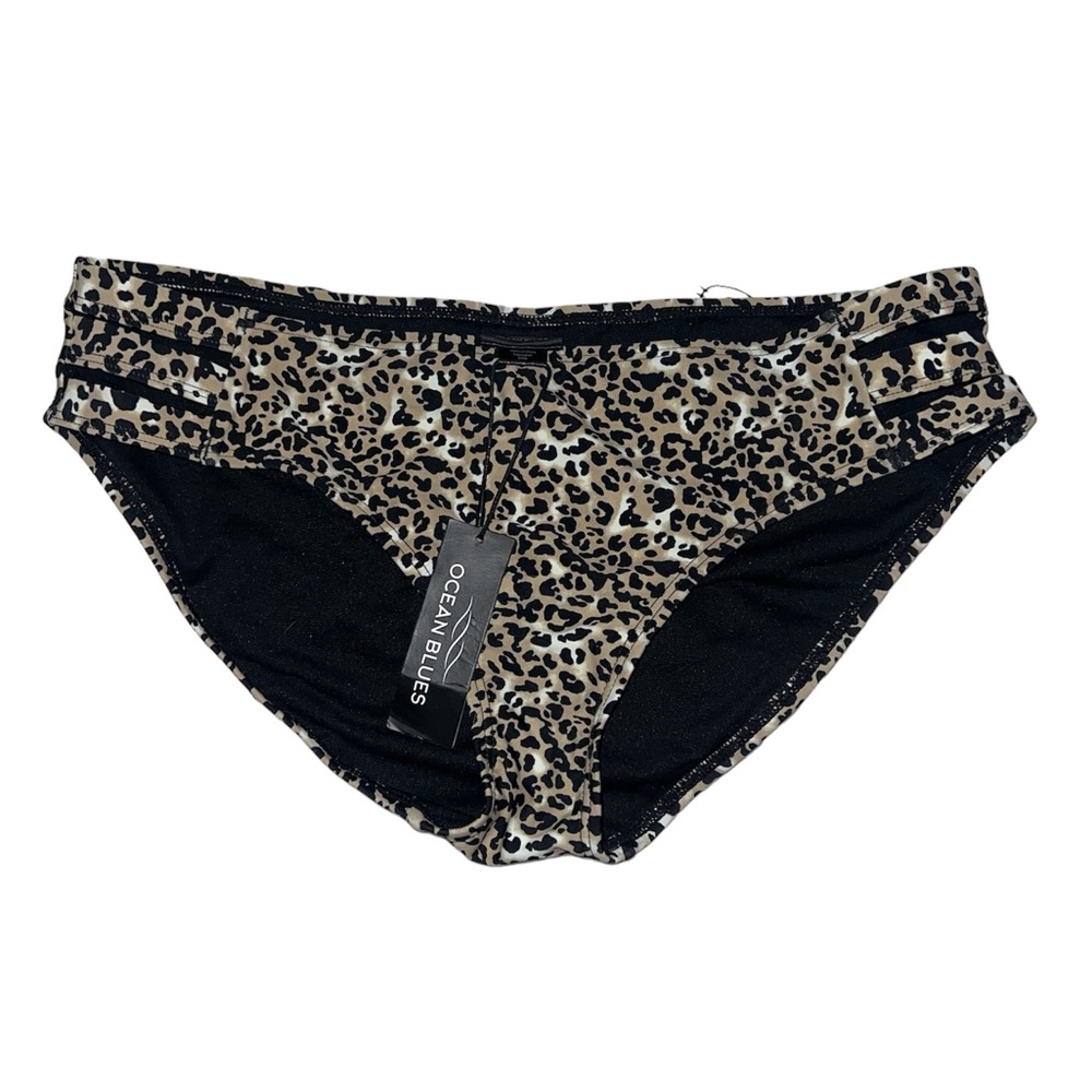 Ocean Blues Leopard Bikini Bottoms